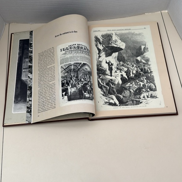 The Chronicles Time Life Books The Old West Series Embossed Leather Look Book - Picture 10 of 13